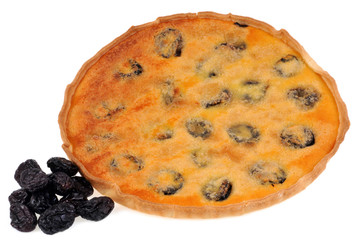 Tarte maison aux pruneaux