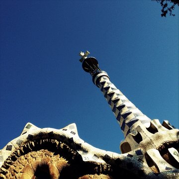 park guell in Barcelona, Spain