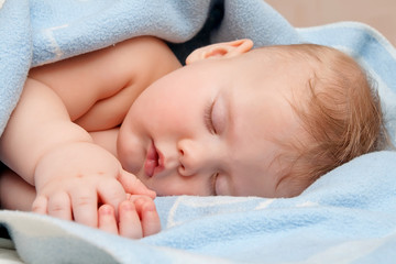 Cute sleeping baby