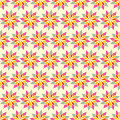 Abstract flower background pattern