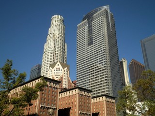 Fototapeta na wymiar Los Angeles Skyscrapers