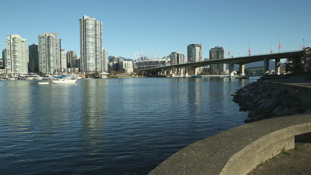 Boats in False Creek, Vancouver
