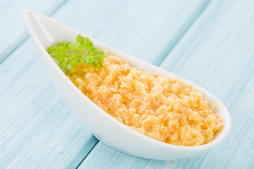 Root Vegetable Mash - Mashed turnips, carrots and parsnips