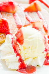Pancakes strawberry