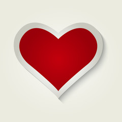 Vector heart icon - Illustration