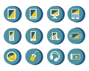 Collection of equipment icons