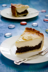 cottage cheese and poppy seed cake