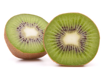 Fototapeta premium Sliced kiwi fruit half