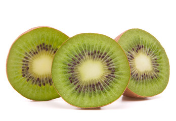 Sliced kiwi fruit half