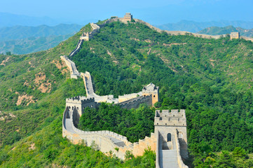 Great Wall of China in Summer © wusuowei