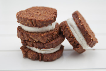 Schokoladen Sandwich Cookies
