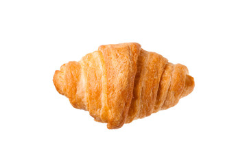 Fresh croissant isolated on white background