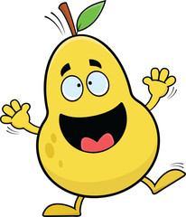 Dancing Cartoon Pear