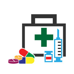 Obraz premium Set of medical icons