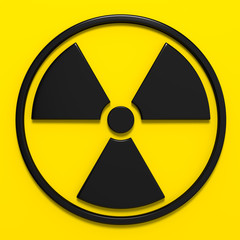 Obraz premium Nuklear Symbol