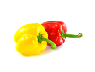 bell pepper isolated on white