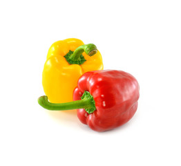 bell pepper isolated on white