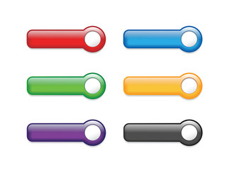 BUTTONS POSTER (website internet web series set template blank)