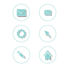 Set of business icons