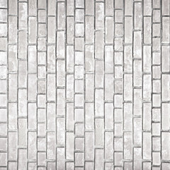 White gray brick wall texture