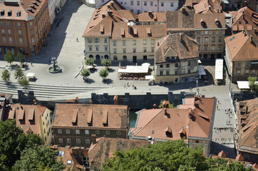 Foto aerea di Lubiana, Slovenia 4