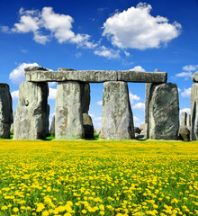 Historical monument Stonehenge,England, UK - obrazy, fototapety, plakaty