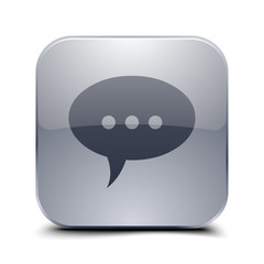 Naklejka premium Chat button