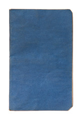 old book isolated on white background with clipping path