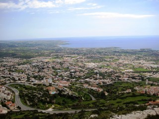 aerial view on Cyprus