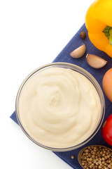 mayonnaise sauce in bowl