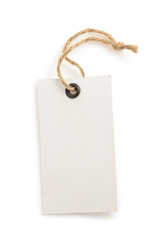 price tag label on white