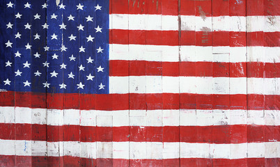 Naklejka premium USA flag