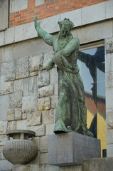 La Statua della biblioteca nazionale, Lubiana