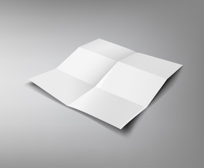 Paper Folded, six fold for business design