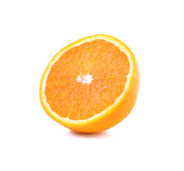 Orange fruit isolated on white background