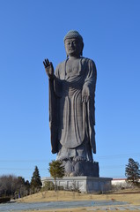 Naklejka premium Giant Buddha Statue in Japan