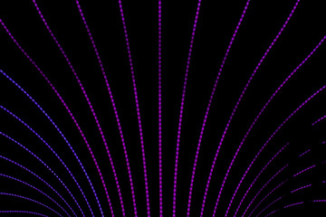 Neon abstract background of lines and bokeh