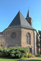Fototapeta na wymiar Ewangelicki Kościół Sonsbeck