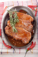 pork chops with sweet chili sauce