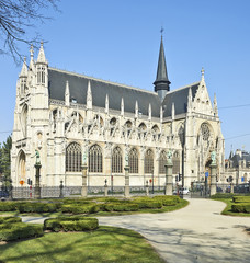 Notre Dame du Sablon's Cathedral in Brussels