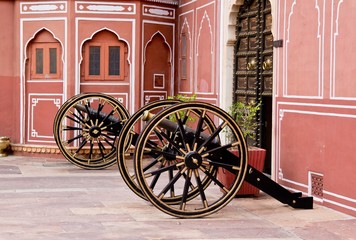 Cannons in Jaipur City Palace