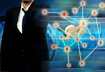 Businessman Choosing the right person