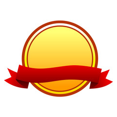 Round badge