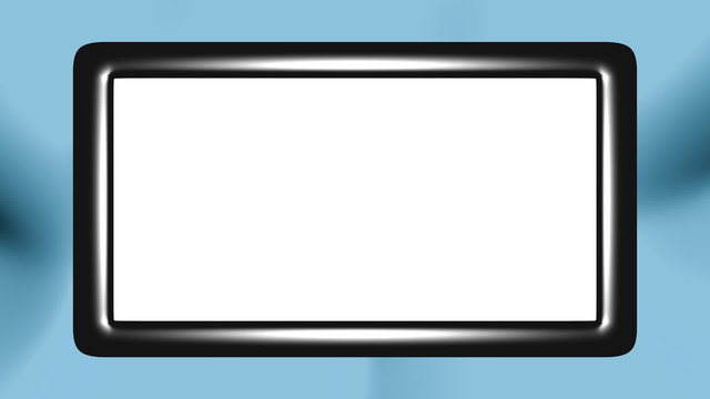 Tablet PC on moving background