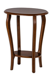 Round table, isolated on white background