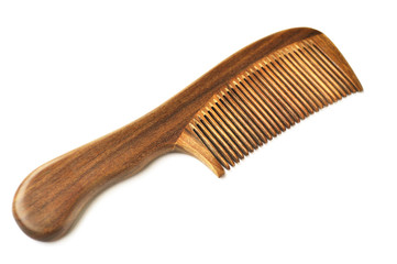 wooden comb