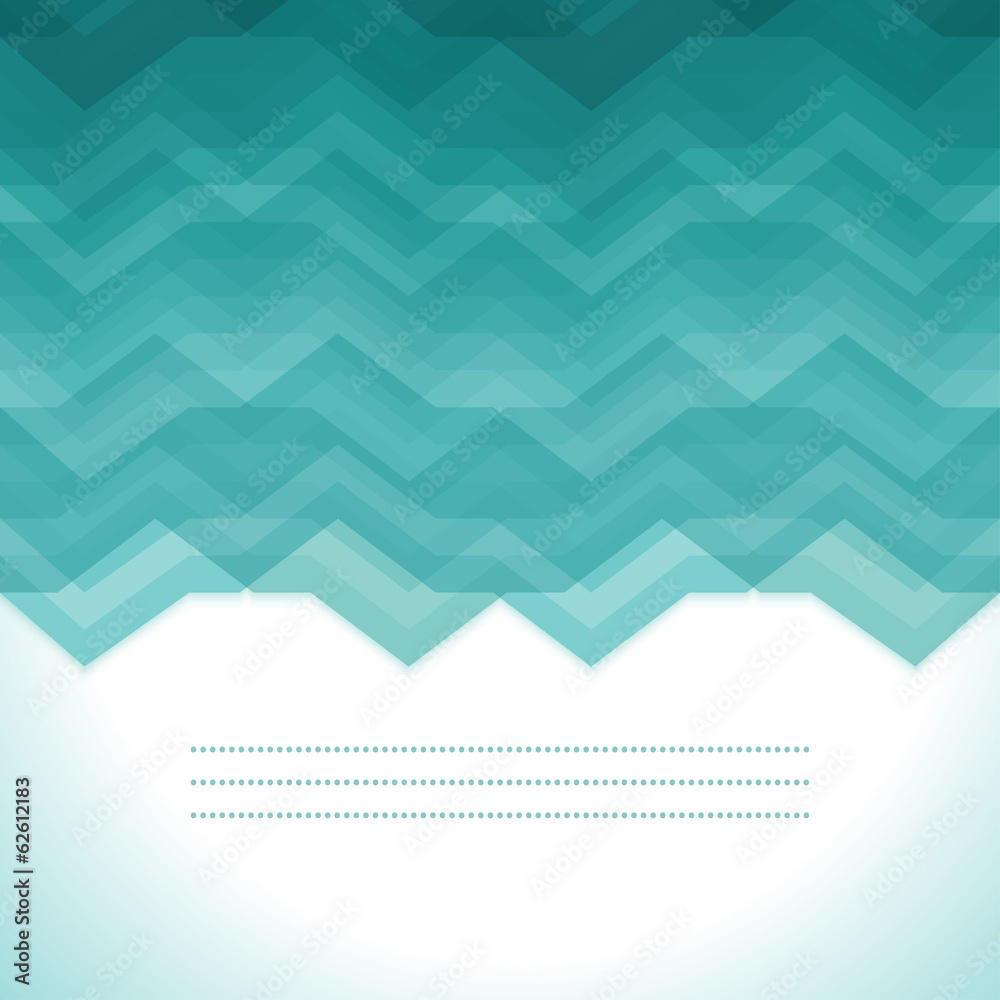 Aufkleber turquoise abstract retro vector background