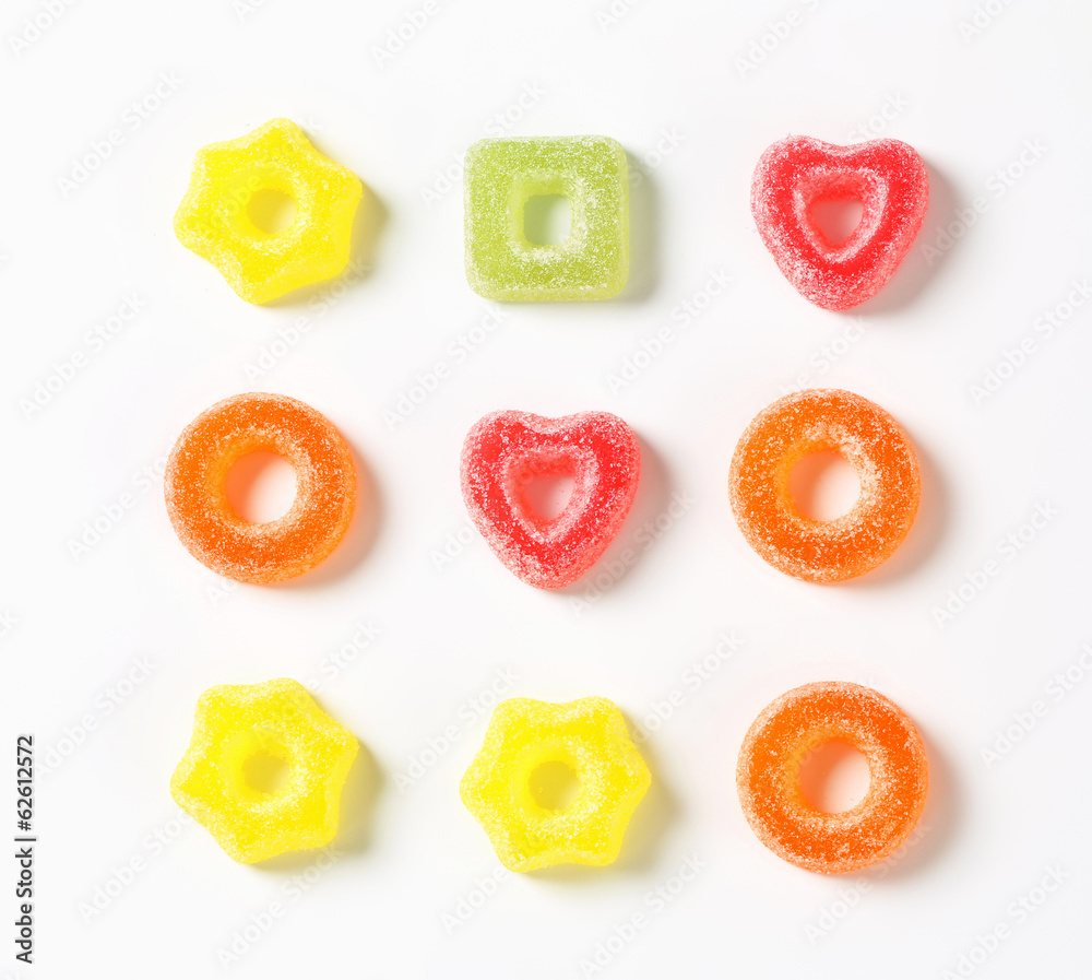 Sticker Fruit jelly candy