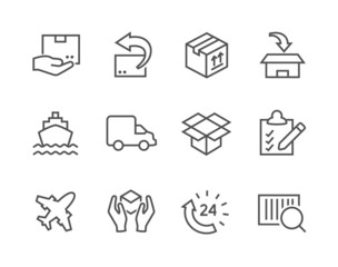 Shipping icons