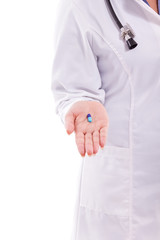 Fototapeta premium Holding pill